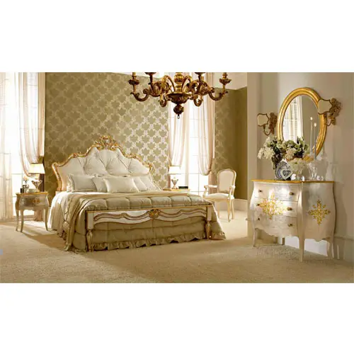 Antique French Style Home Furniture King size Bedroom Furniture,Furniture Rococo Bedroom Set