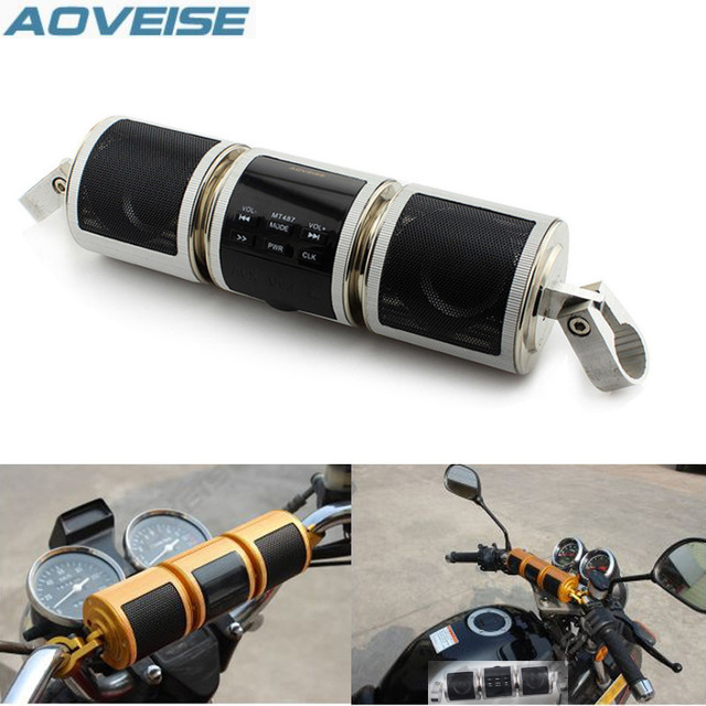 AOVEISE MT487 новый тренд BT сабвуфер динамик для мотоцикла mp3 аудио