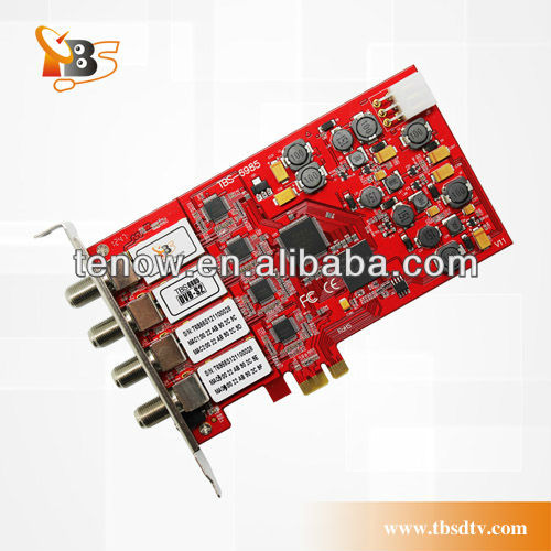 Quad tuner! Tbs6985 pci-e dvb-s2 диапазона тв-тюнер карты