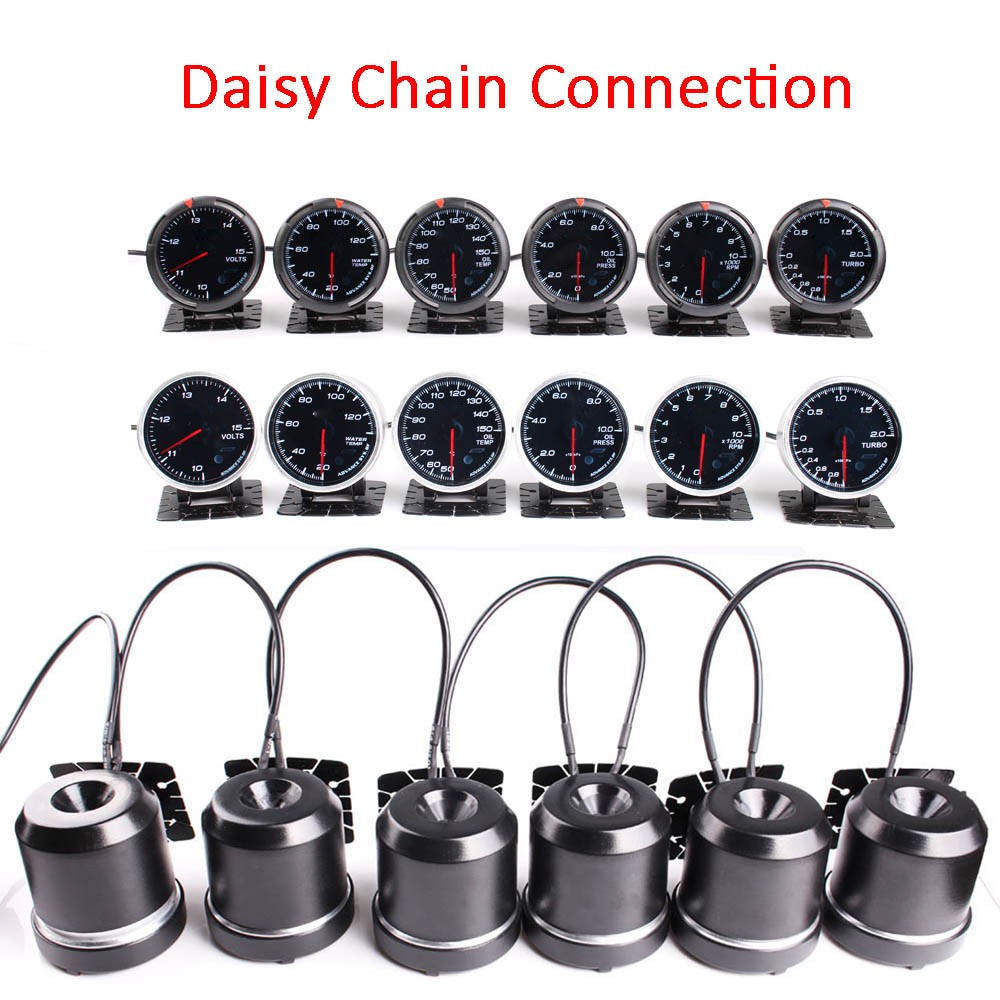 Система Defi BF Daisy Chain с 6 датчиками BF CR RS C2 вольт температура воды Температура масла Масляный Пресс об/мин турбо усиление