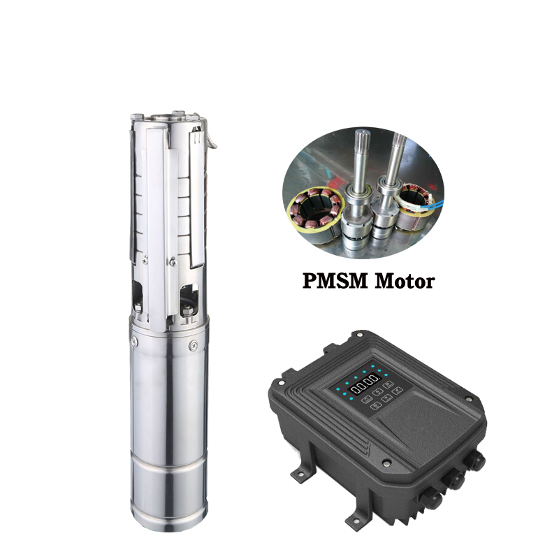 48v deep well dc solar powered water pumps 1.25 inch outlet 600w solar water pump for home use