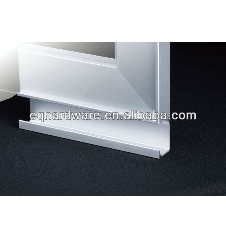 Aluminum Frosted Glass Handle Edge Door (Kitchen cupboard)