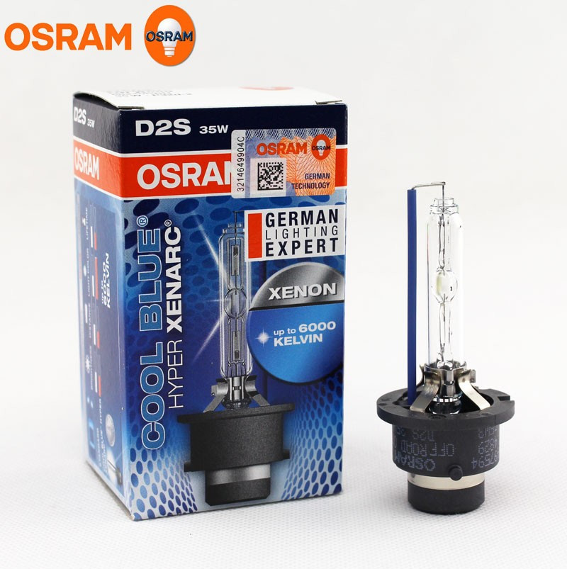 Osram холодная синяя супер ксеноновая лампа 6000K белая Автомобильная фара Hid для внедорожника