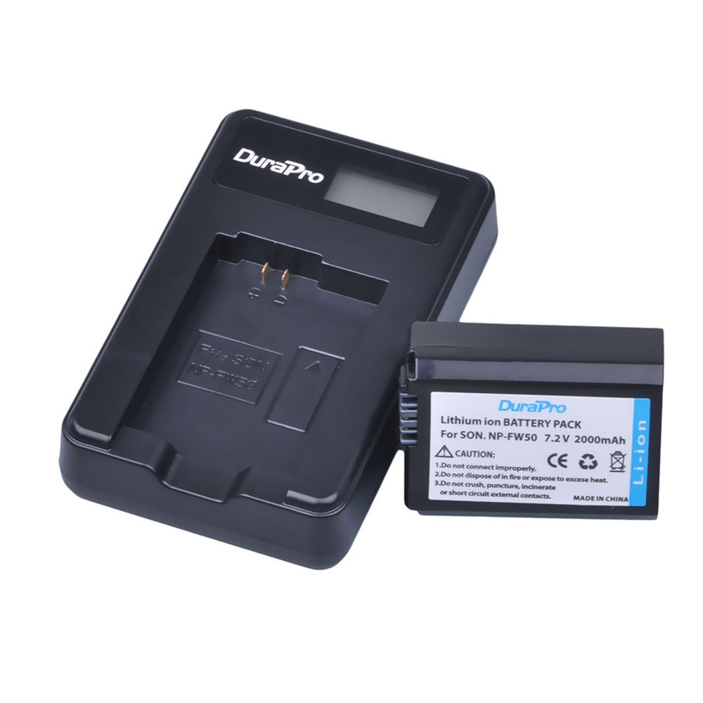 DuraPro NP FW50 NP-FW50 LCD USB зарядное устройство для объективов цифрофой камеры Sony Alpha a5000, A7, NEX-3, NEX-5, NEX-6, NEX-7, NEX-C3,
