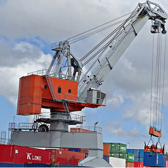 New Design Ship Portal Jib Crane Pedestal Marine Deck Crane 40t Price