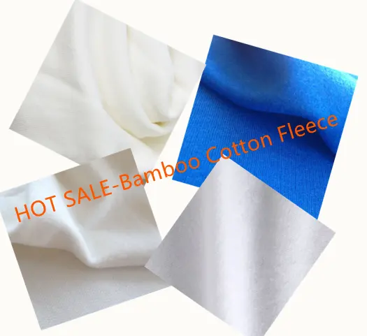 hot sale bamboo cotton fleece fabric