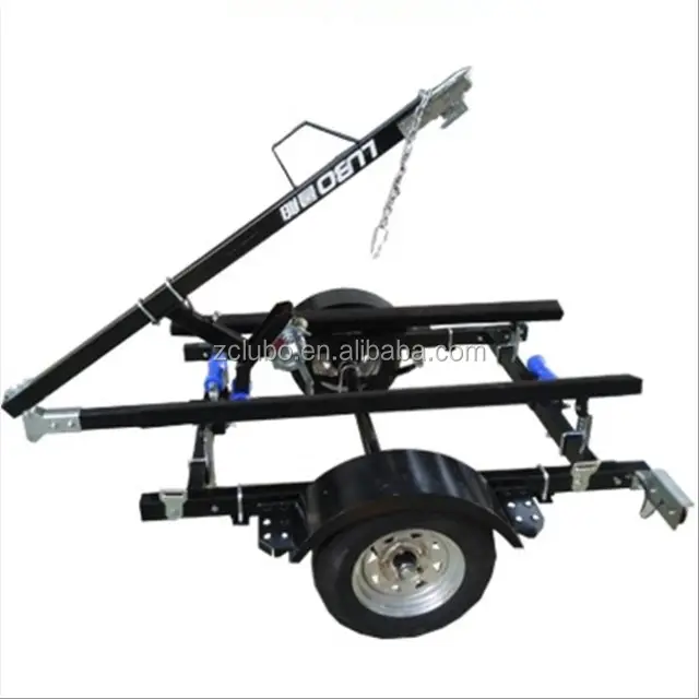 Small Compact Folding Boat Trailer for Inflatable Boat use