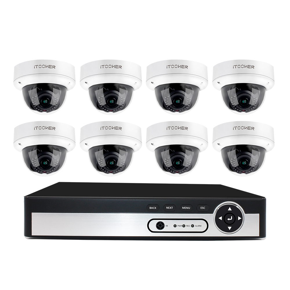 H.265 5.0MP POE камеры скрытого видеонаблюдения комплект Onvif P2P движения обнаружены сети безопасности системы видеонаблюдения