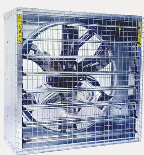Wall Fan Mounted Push Pull Box Stainless Steel Exhaust Fan in Poultry