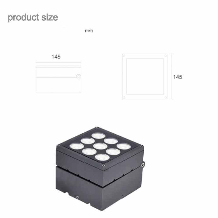 Светодиодный прожектор IP65, 20 Вт, 50 Вт, 100 Вт, 300 Вт, наружное многоцветное RGB ландшафтное освещение