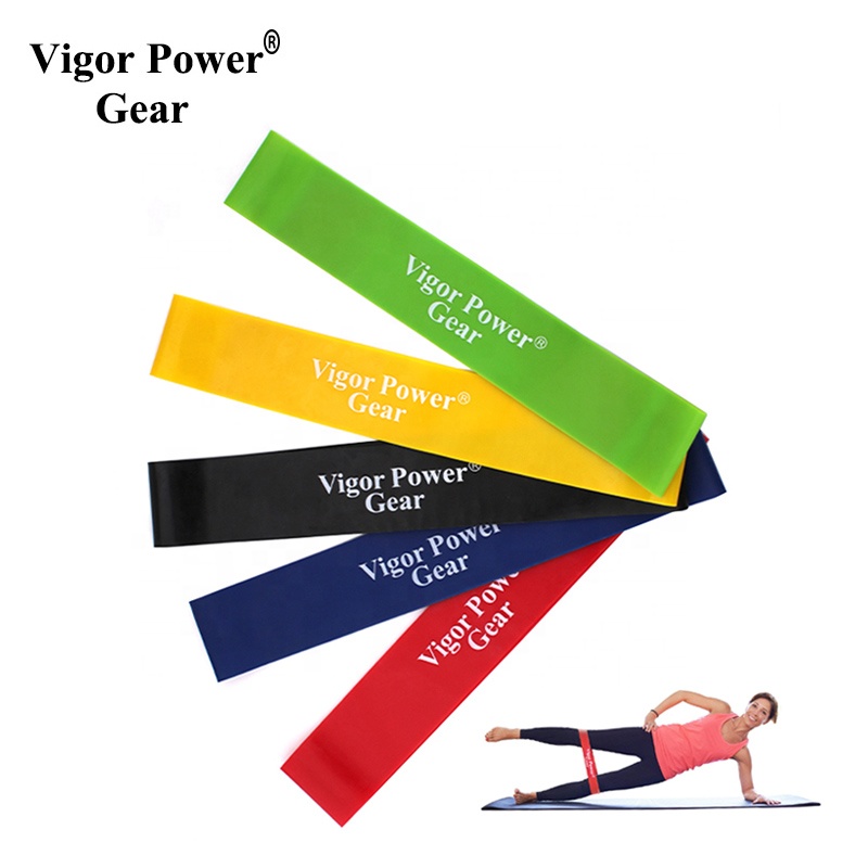 vigor power gear natrual latex resistance band resistance loop resistance band set yoga straps for yoga fitness exercise