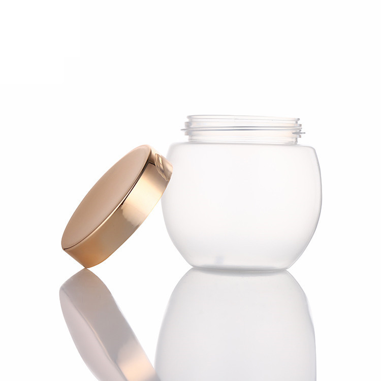 250ML Clear PET Empty Plastic Eye Body Packaging Cosmetic Cream Jar