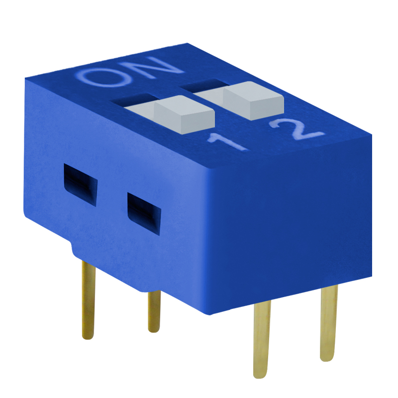 HONGJU 25mA 24VDC DIP-переключатель с 2 позициями и 4 позициями