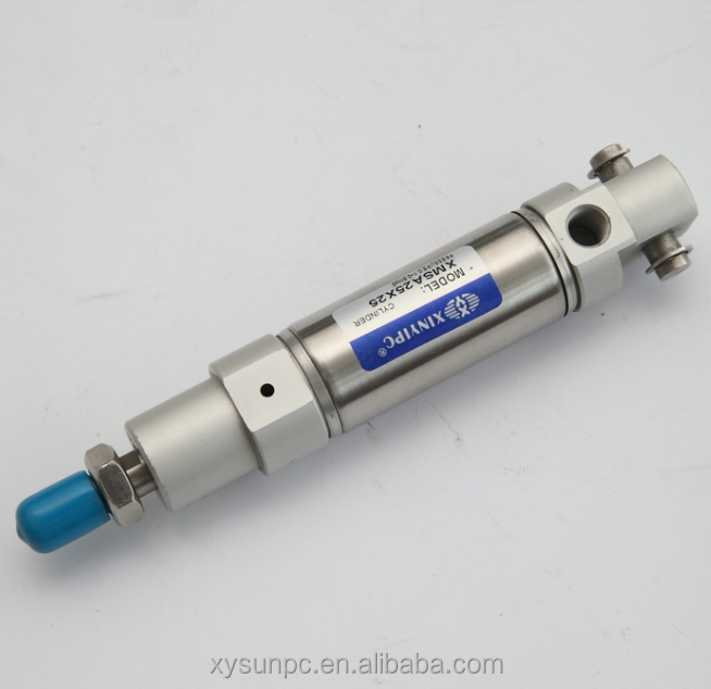 Xinyipc TS16949 сертифицированный Завод OEM круглая алюминиевая нержавеющая сталь длинноходный пневматические цилиндры