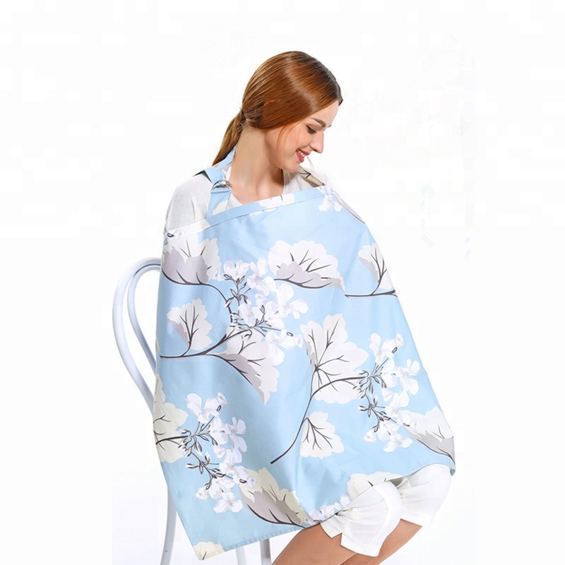 Covers up Newborns in Public Baby Best Breastfeeding Infant Feeding Cover Full Coverage 100% Breathable Soft Cotton