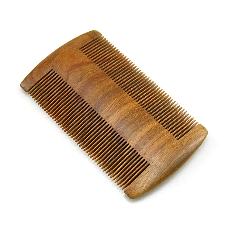 100% natural Green SANDALWOOD beard Comb for Men