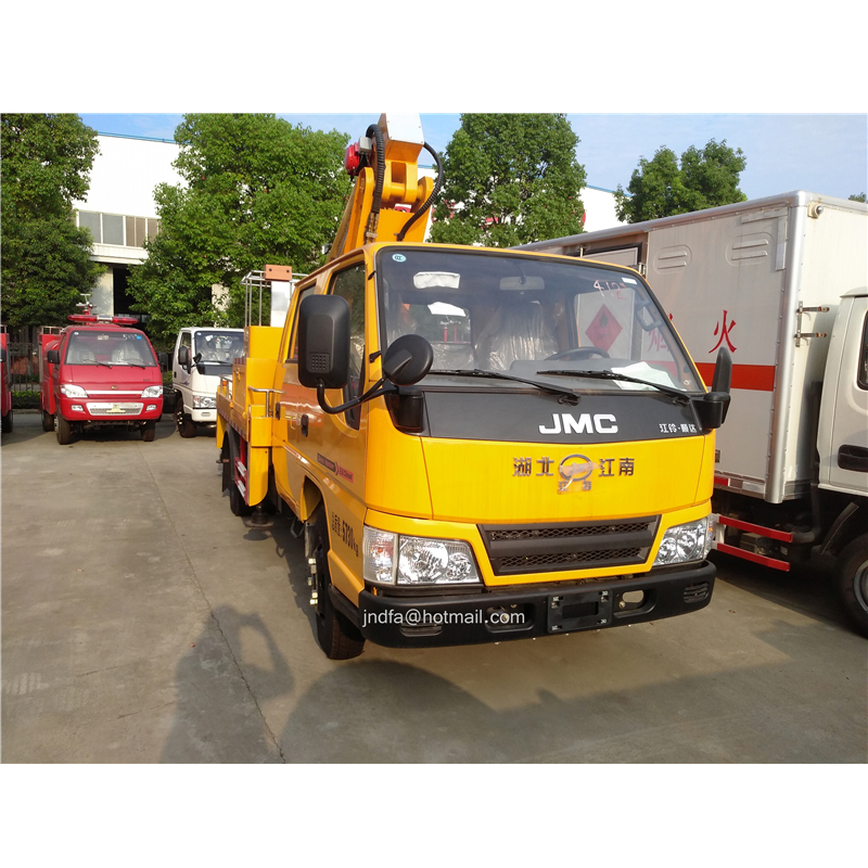 Hot sale JMC boom trail lift truck for sale Folding arm