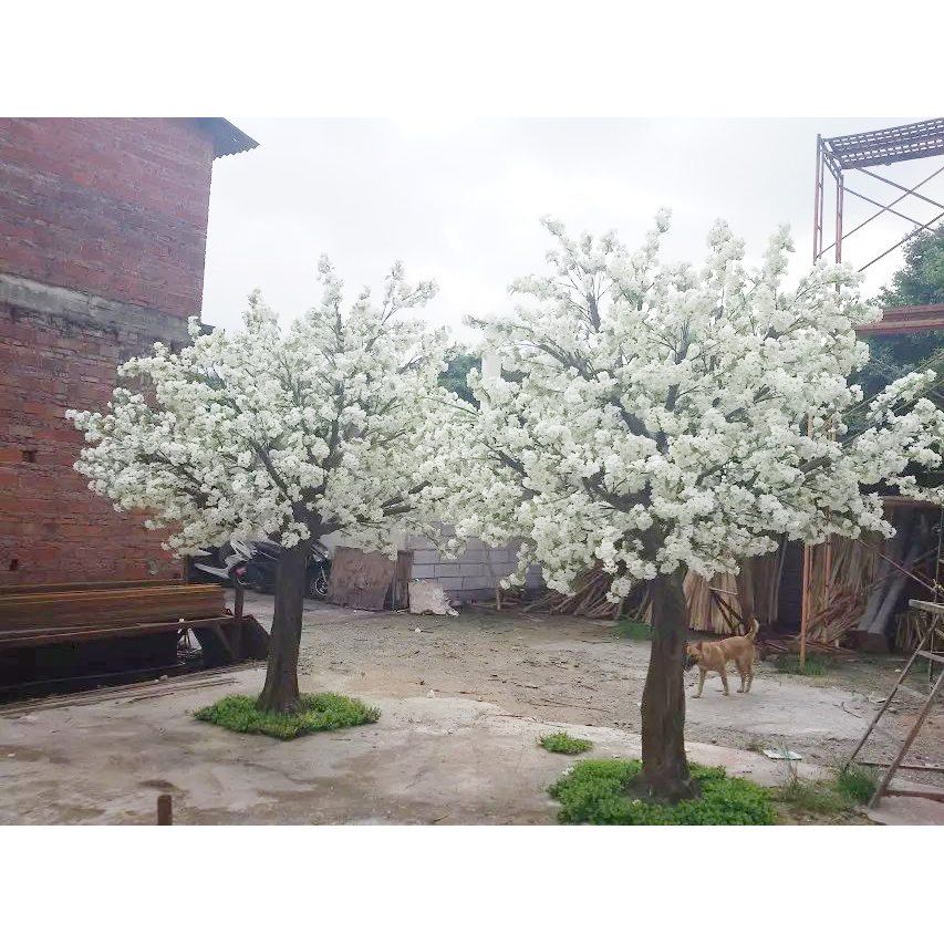 Оптовая продажа Свадебные Декоративные искусственные Cherry невый цветок дерево