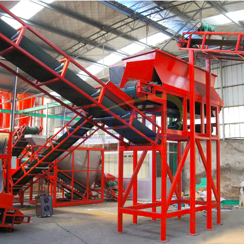 Organic fertilizer making machine Bio compound fertilizer production line compost fertilizer making machine