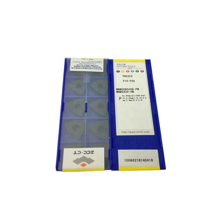 Zcc, Китай, вставка, WNMG080408-PM YBC252, Zcc, карбидные вставки, токарные вставки