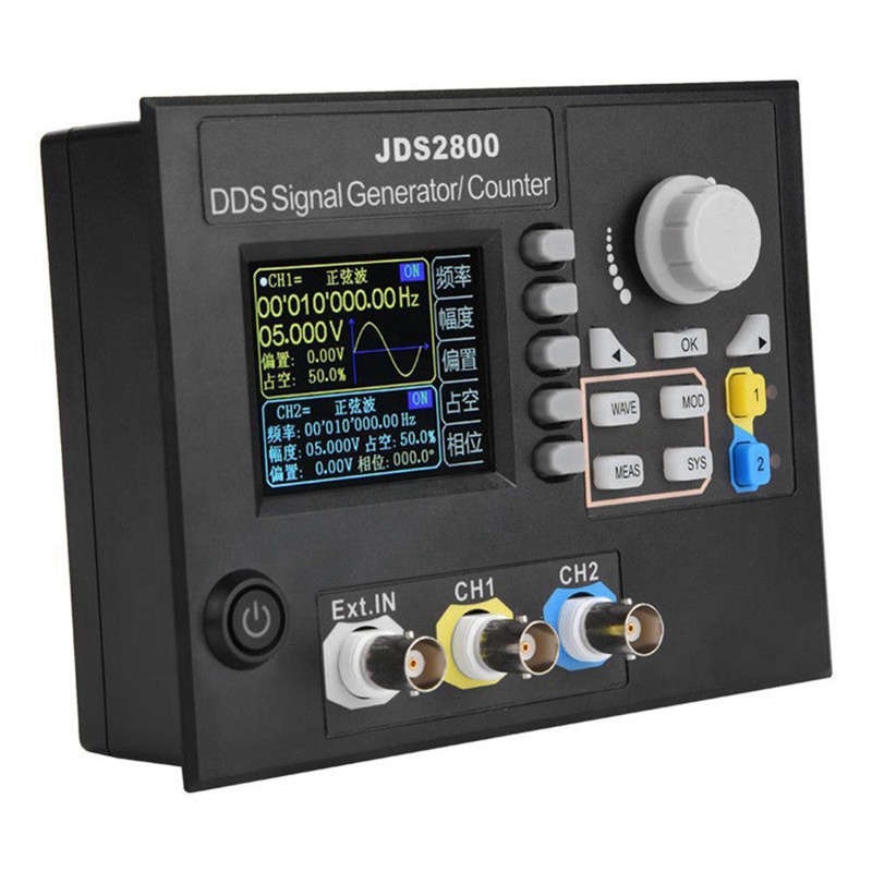 JDS2800 60 МГц DDS Генератор функция произвольной формы генератор сигналов Частотомер