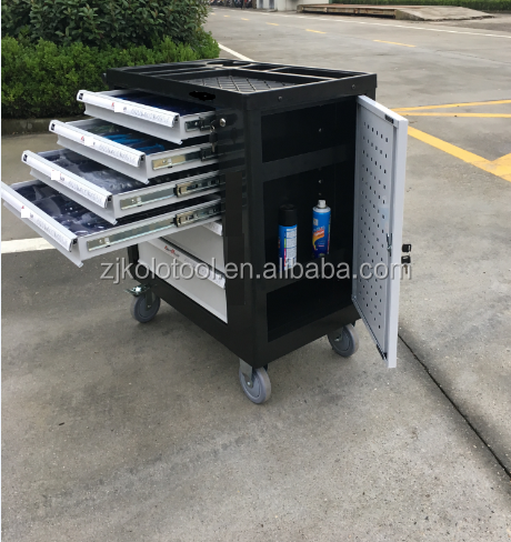 Good Quality Wholesale 260pcs Tools Set in 6 Drawer Tool Cabinet Tool Trolley with Side Door
