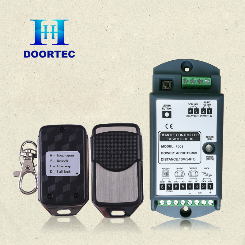 Doortec автоматический пульт дистанционного управления функцией двери FC04
