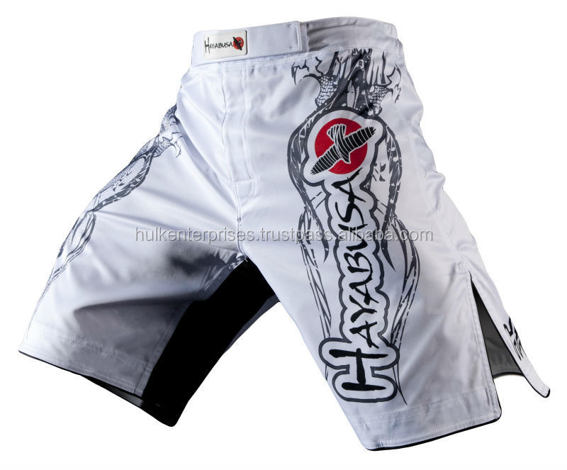 Изготовленный на заказ футболок для смешанных боевых искусств (MMA Обучение Grappling шорты 4-слойная трикотажная ткань с сублимационной печати