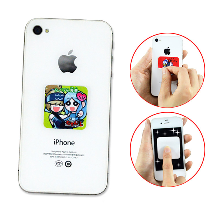 YS175 digital logo printed sticky screen cleaner for iphone