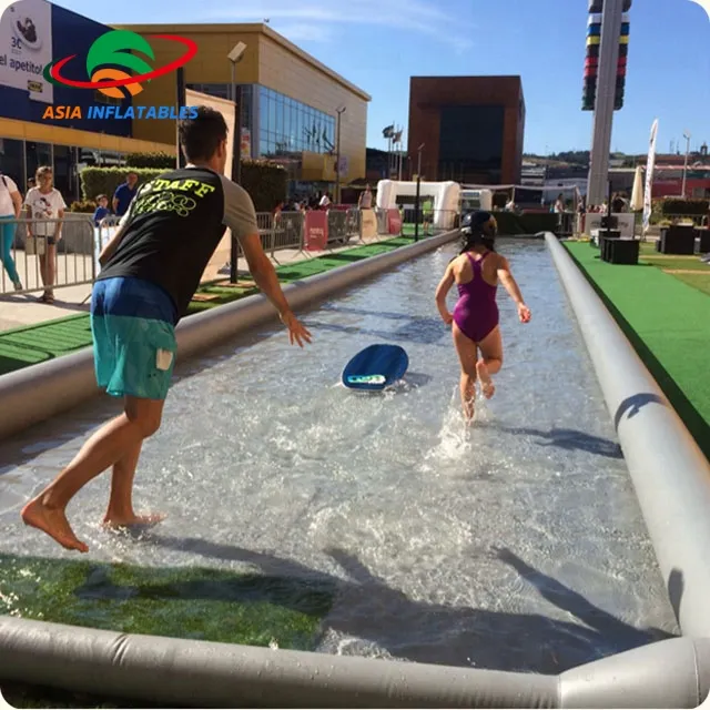 20meters long inflatable skimboarding pool/inflatable pool for skimboard games/ inflatable wakeboard pool