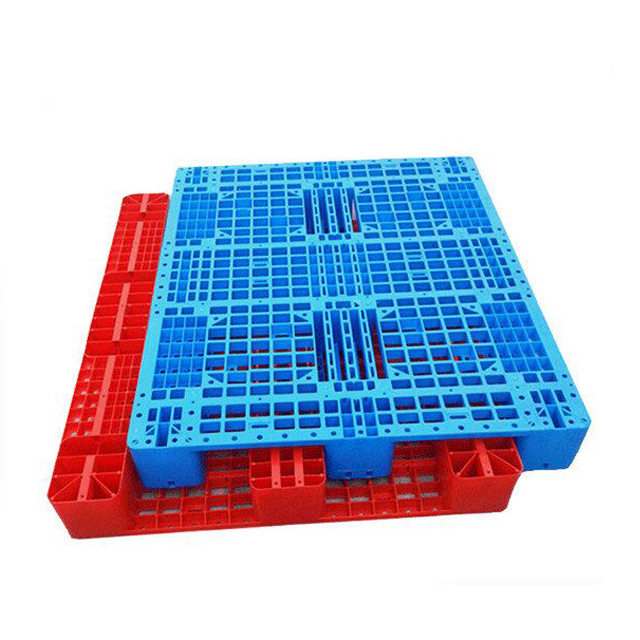 wholesale heavy duty good price industrial warehouse storage blue rack able 1200x1000 HDPE plastic pallet dimensions euro pallet