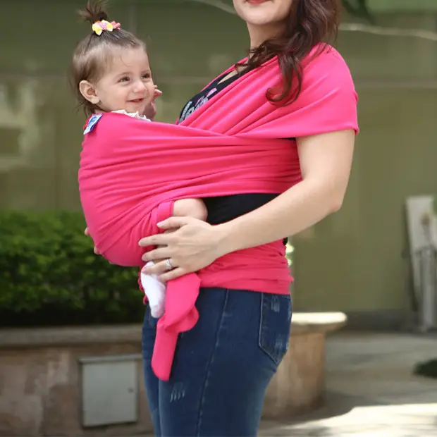 Super soft and breathable wholesale promotion baby carry wrap sling