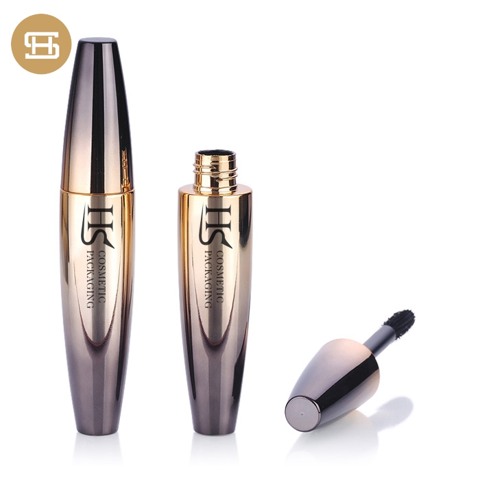 12ml Wholesale empty large capacity gradient color plastic mascara bottle container with brush