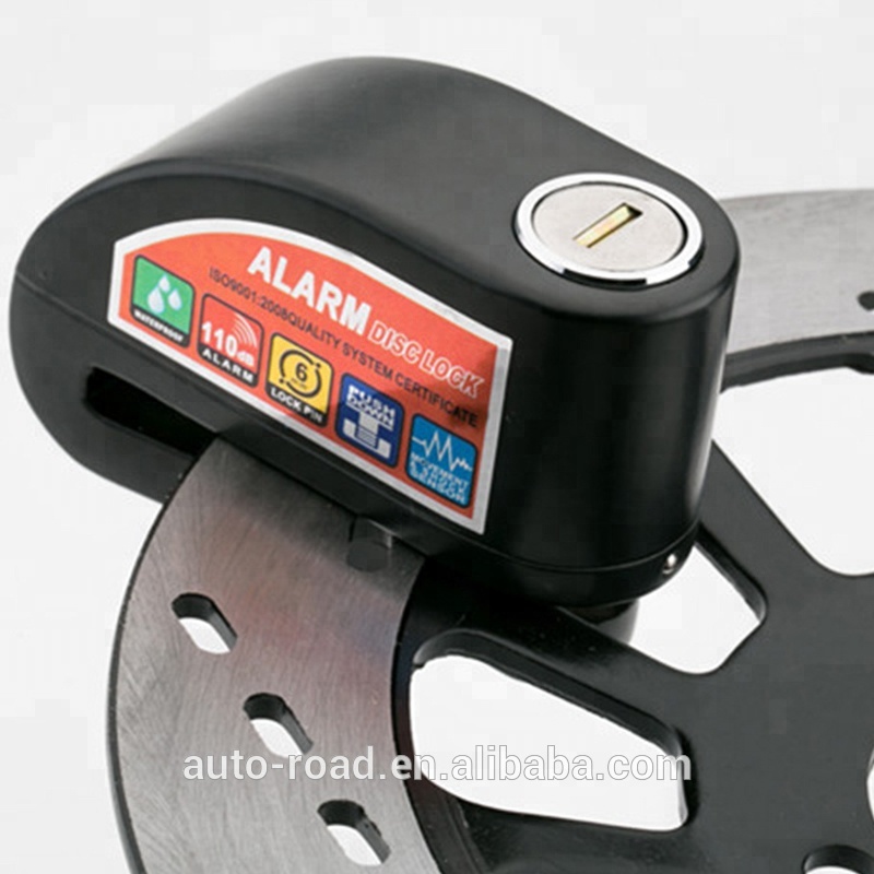 Motorbike Anti-theft Alarm Disc Brake Lock With Waterproof Closed Construction