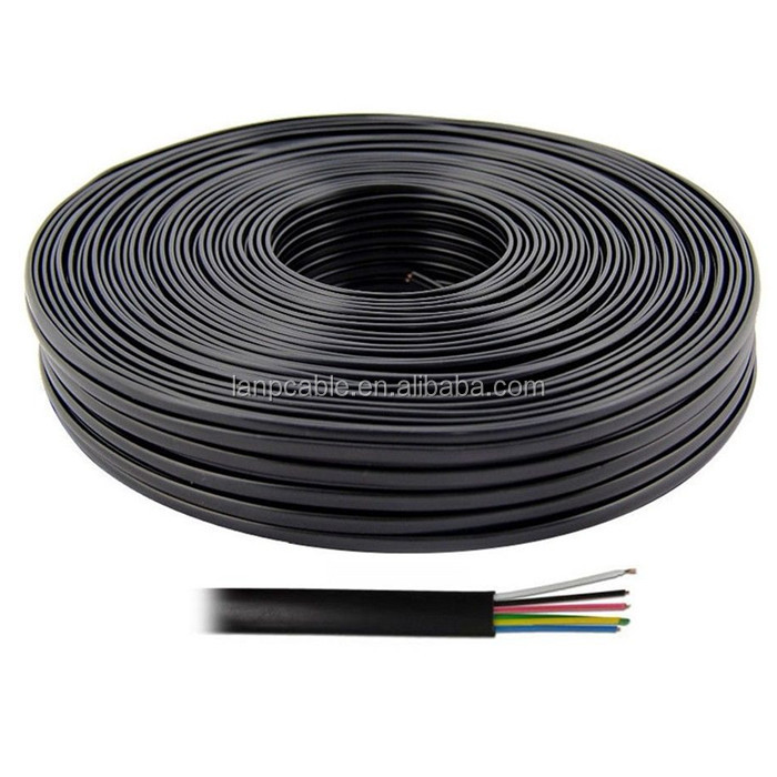 26AWG 4-жильный многожильный телефонный провод плоский кабель 4 Pin