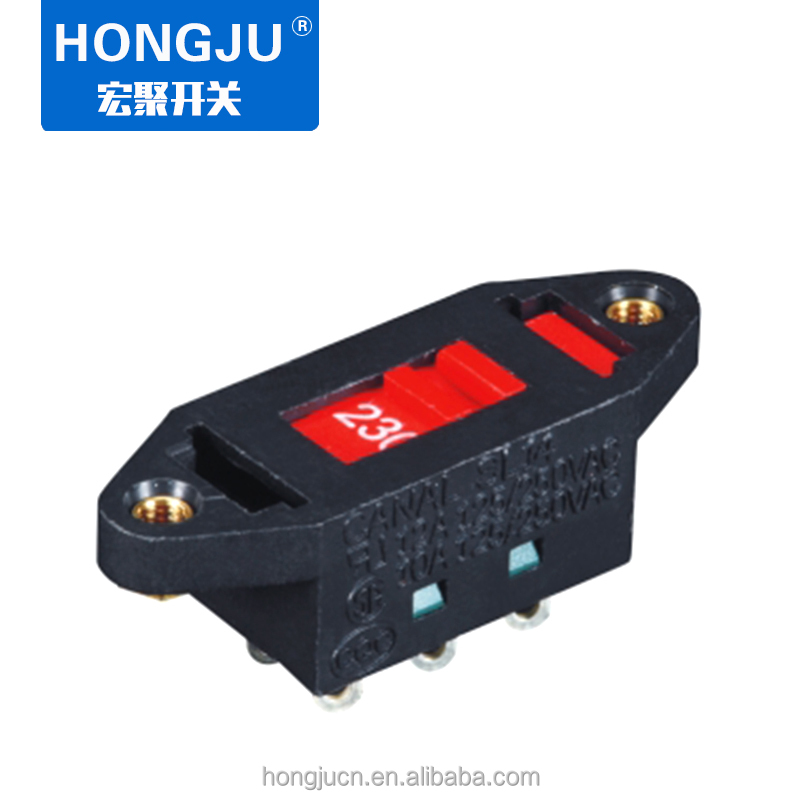 SPST /DPDT переключатель напряжения ползунковый Переключатель 115VAC 230VAC SL14-22AM