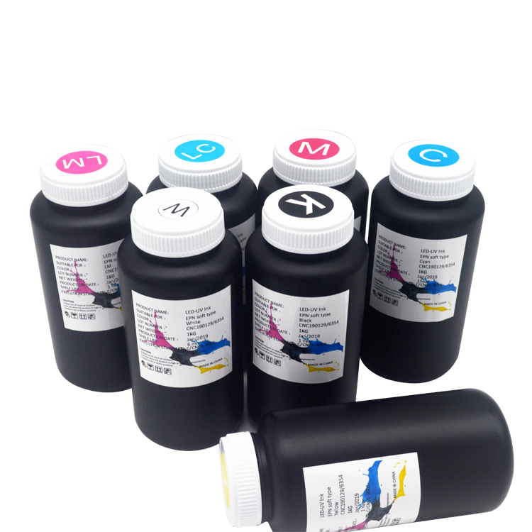 Best Price Low Odor Flexible Type LED UV Ink UV Printing Ink For Epson Printheads