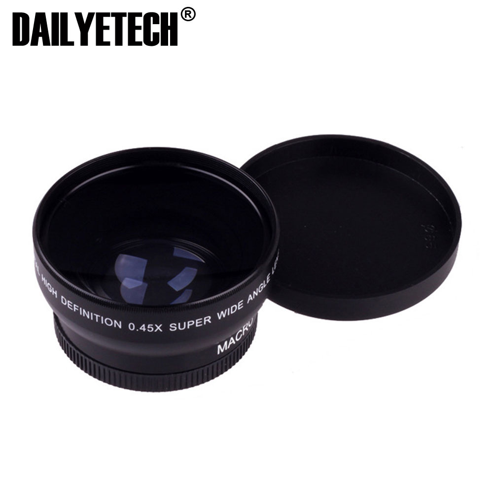 52 мм 0,45 x широкоугольный макрообъектив для Nikon D3200 D3100 D5200 D5100 от DAILYETECH