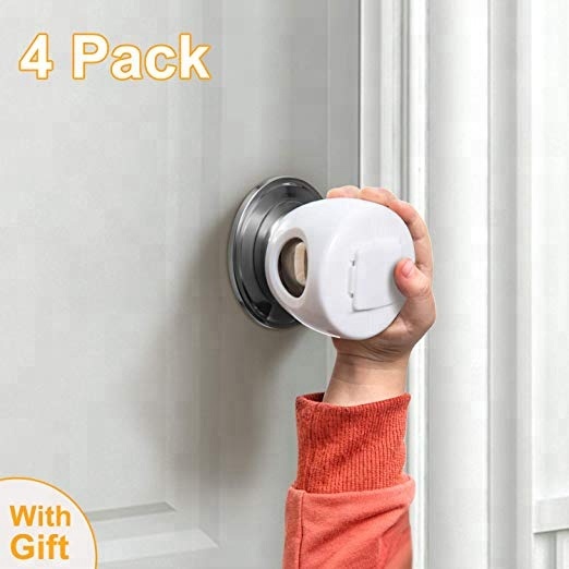 Door Knob Safety Cover for Kids Prevent Children from Opening Doors Baby Safety Door Knob Locks Fit Most Knobs