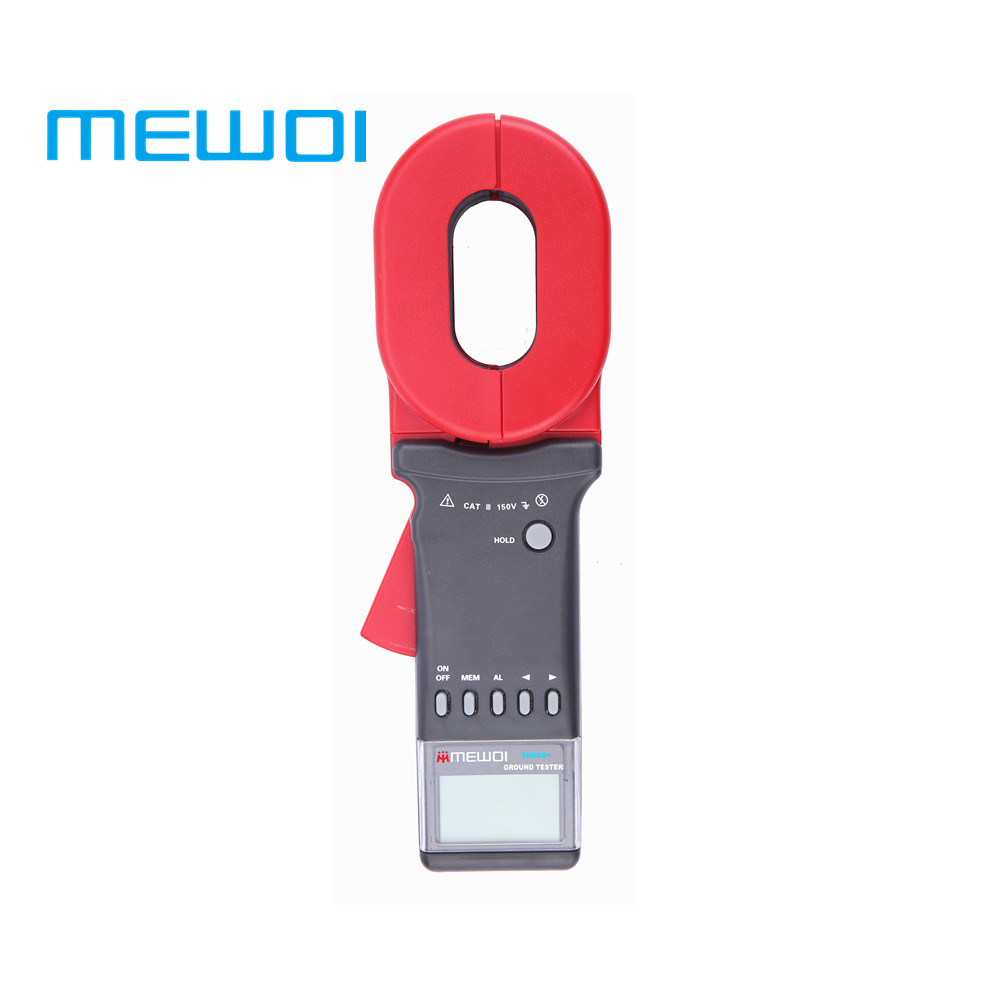 MEWOI3000D +-0.01-1200ohm/0.00mA-20.0A зажим на земле тестер сопротивления/метр, земляной тестер, геотестер, ток утечки