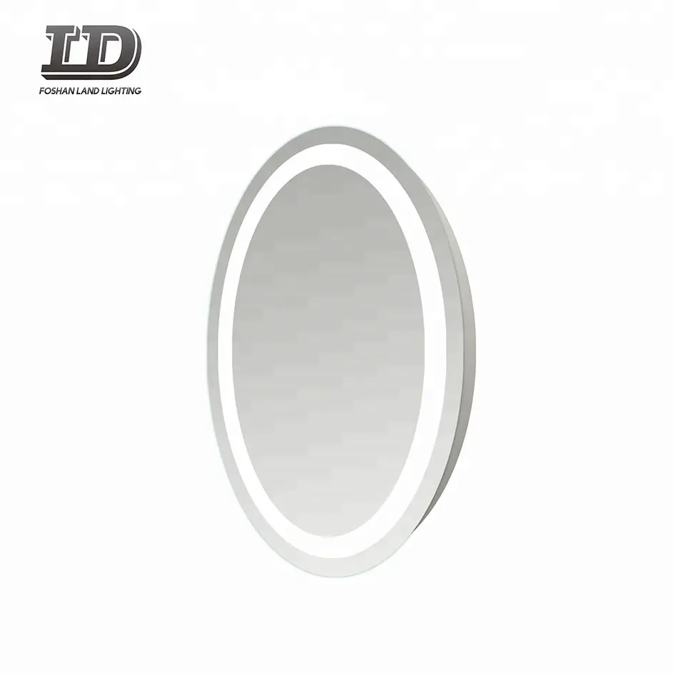 20" Round Wall Mount Lighted Mirror LED Mirror Bathroom Bedroom Home Furniture Illuminated Vanity Make Up Wall Mirror CE CUL