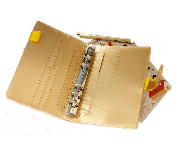 Необычные частные loose-leaf блокнот jotter с 6 кольцами binder