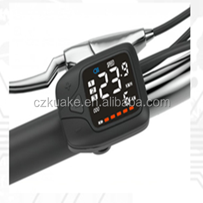 EMC/CE/Rohs approval 24v/36v48v electric bike lcd display with water-proofed connector for ebike