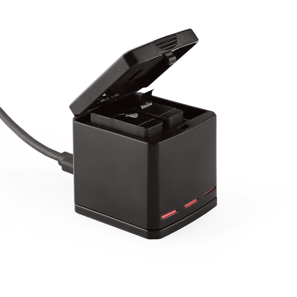 Telesin Горячая 3-канальный USB зарядное устройство с коробкой для хранения дизайн для Go Pro Hero5/6