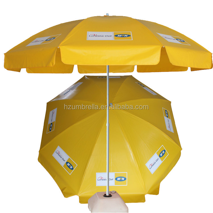 125cmX8panels ПВХ зонтик с водной базой, пляжный зонтик с базой