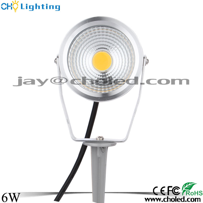 New Design 12V Aluminum Material 6W COB Led Spike Garden Light