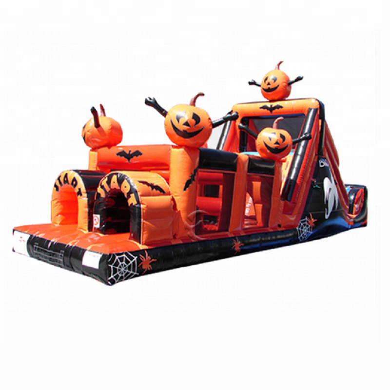 Custom made Halloween inflatable bouncer haunted house jumping castle Inflatable obstacle