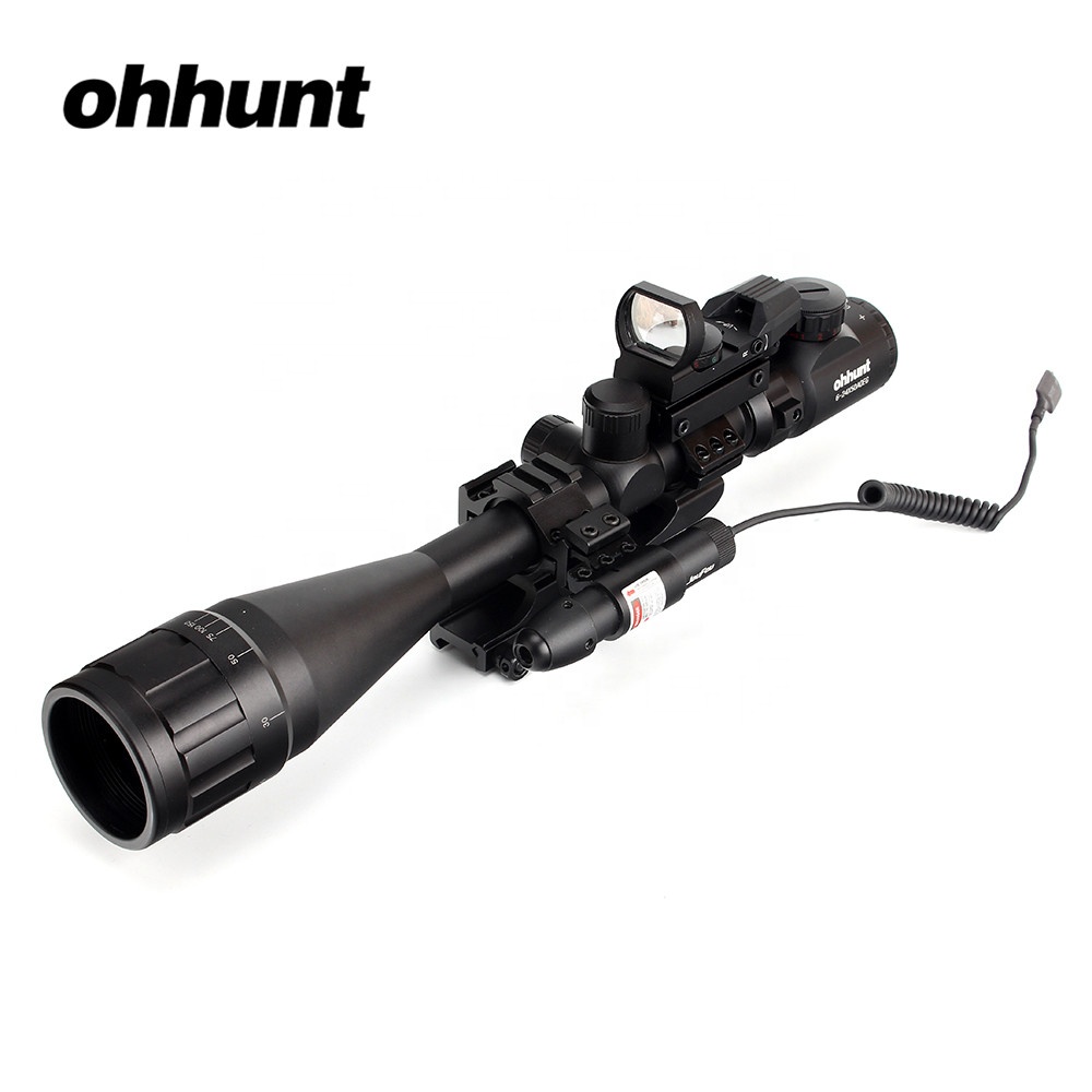 Ohhunt 6-24X50 AOGE боковой Параллакс Охотничий Тактический оптический прицел