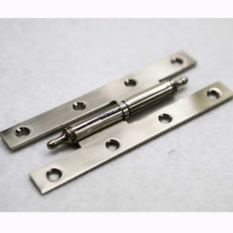 H type hinge for doors yellow zinc plated hinge with crown head