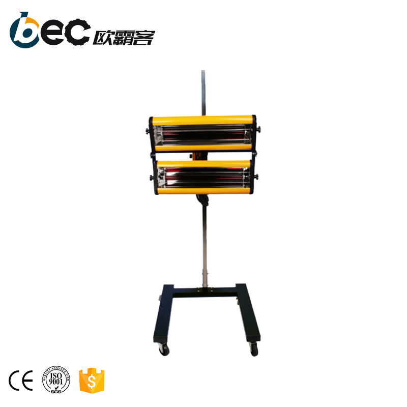 OBC-2000W многофункциональная Коротковолновая инфракрасная лампа для отверждения краски инфракрасные лампы для выпечки краски